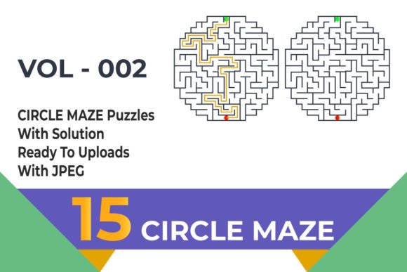 A Guide to Circle Maze Interior for Kid Vol-2: Puzzles for Focus and Fun