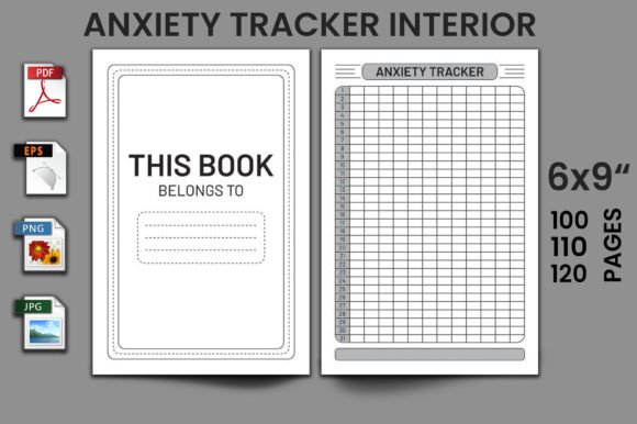 Building a KDP Business with an Anxiety Tracker Interior