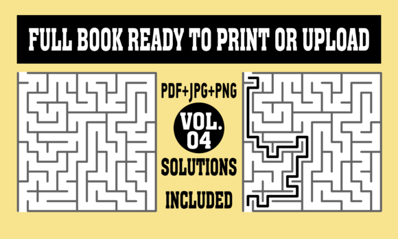 Enhancing Your KDP Activity Books with KDP Interior Mazes with Solutions - 04