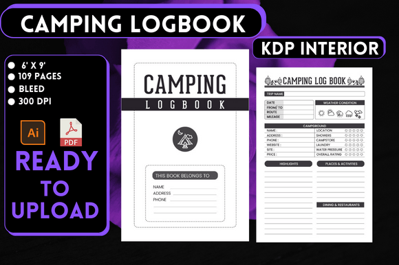 Explore Nature with a Camping Logbook Journal