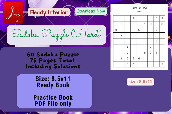 Interior Sudoku Puzzle Book for Adults