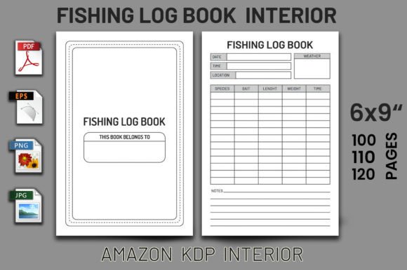 Mastering Your Fishing Journeys with the Fishing Log Book - KDP Interior