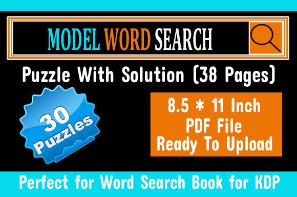Model Word Search Puzzle for KDP: A Gateway to the Growing Activity Book Market