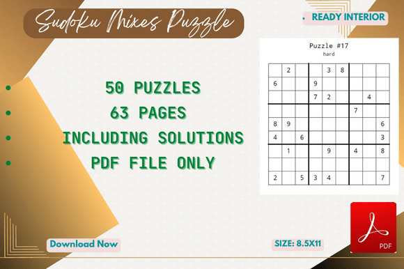 Sudoku Practice for Kids KDP Template: A Versatile Puzzle Book for All Ages