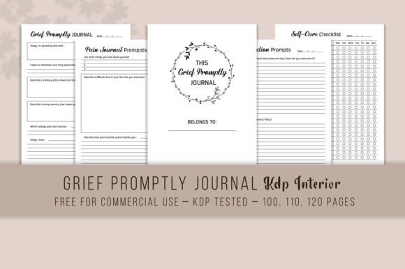 The Grief Promptly Journal: A Creative KDP Foundation
