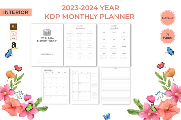 The Practical Advantages of a 2023-2024 Two Year KDP Monthly Planner