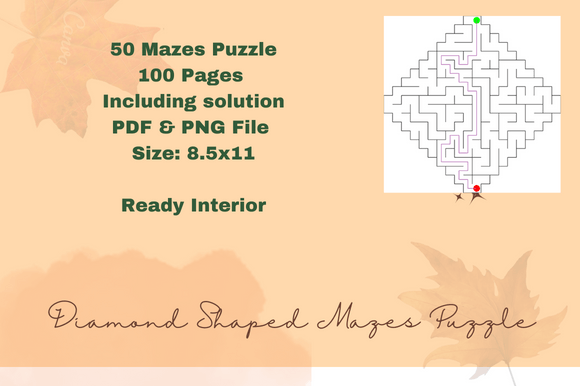 The Practical Appeal of Diamond Maze Puzzles