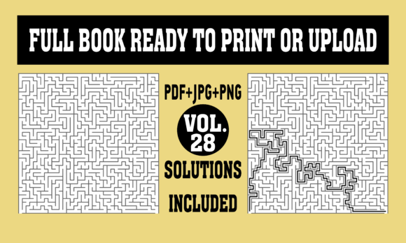 Unlocking Creativity and Engagement with KDP Interior Mazes with Solutions 28